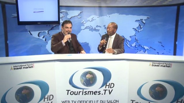 Interview de Monsieur Roger Kakou, ministre du tourisme de côte d'ivoire pendant le salon IFTM Top Résa 2013