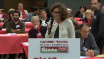 Intervention de Delphine Beauvois. Convention du parti de gauche sur les élections municipales et européennes.