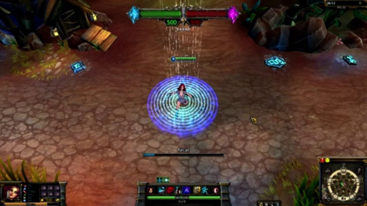 Red Card Katarina League of Legends Skin Spotlight (2012 Model)