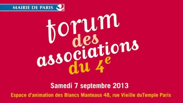 Forum des associations du 4ème - Samedi 7 septembre 2013 - Paris