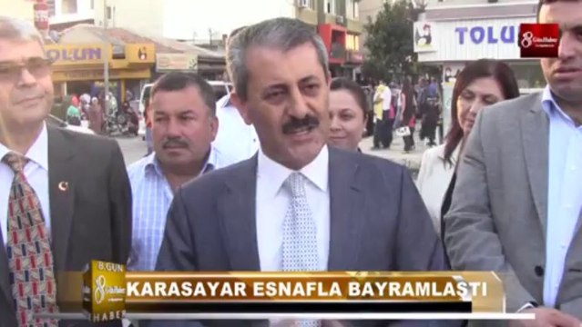 ORHAN KARASAYAR İSKENDERUN ESNAFIYLA BAYRAMLAŞTI 8.GÜN HABER