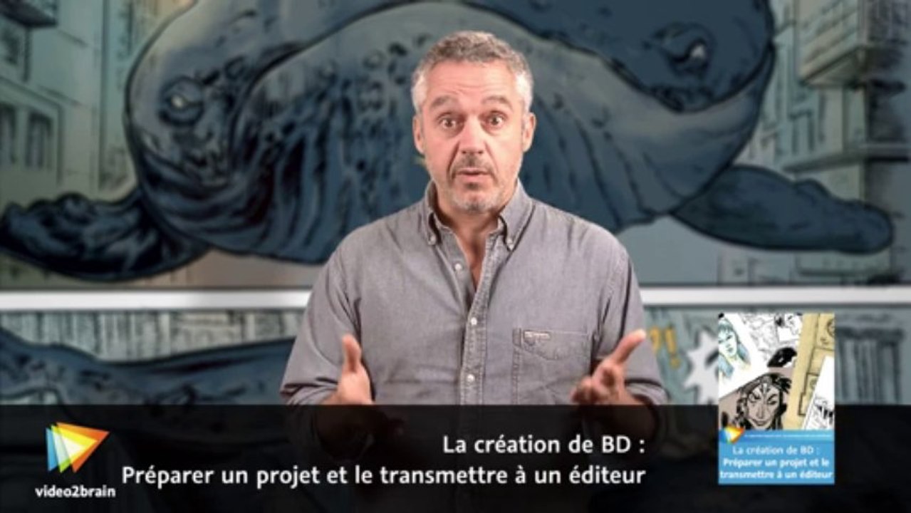 La création de BD : Techniques de dessin et mise en couleur - trailer | video2brain.com