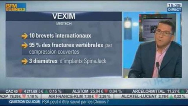 Les résultats trimestriels de Vexim et son produit phare SpinJack: dans Intégrale Bourse - 14/10