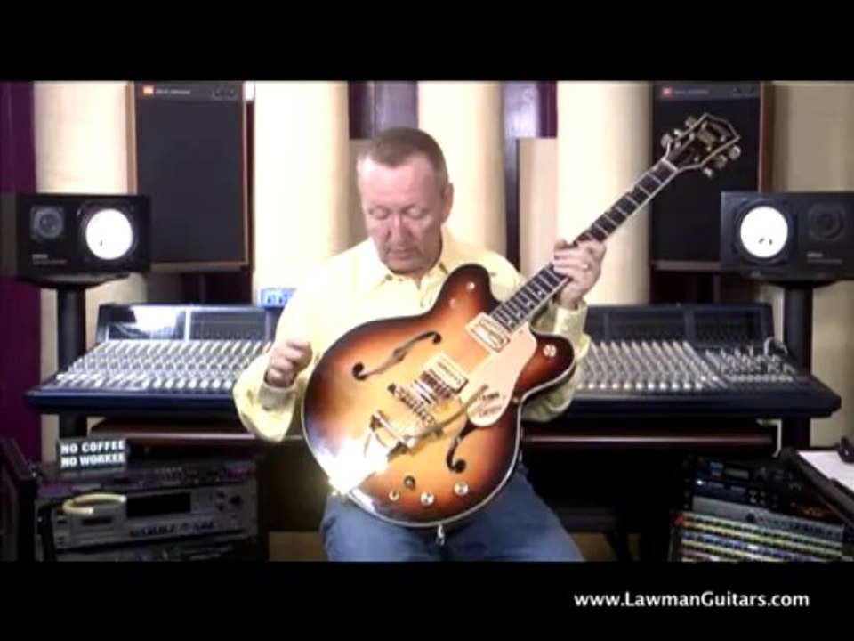 Used Guitars For Sale  1967 Gretch Viking with Tuning Fork   515.864.6136