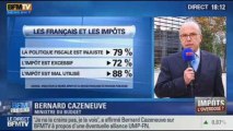 BFM Story: le sondage de l'Ipsos:  79% des français jugent la politique fiscale du gouvernement injuste - 14/10