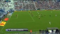 Gol Mauro Zárate  Vélez 1   Olimpo 0  Fecha 11  Torneo Inicial  Fútbol Para Todos