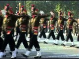 Indian Army marching contingent on Republic Day