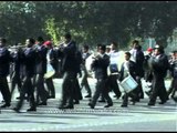 Indian Soldiers marching through New Delhi