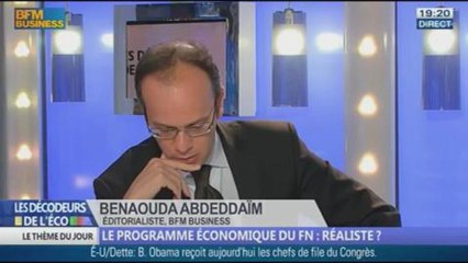 Le programme économique du FN: réaliste ? dans Les décodeurs de l'éco - 14/10 1/5