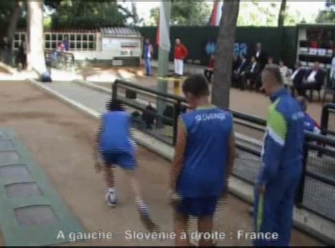 Finale tir en relais U14, Challenge Denis Ravera, Sport-Boules, Monaco 2013