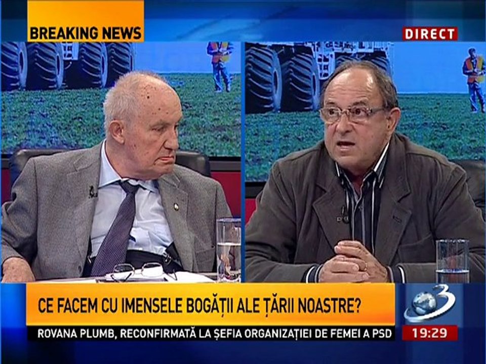 1/2: Punctul de intalnire cu DINU GIURESCU si ILIE SERBANESCU: Unde se duc resursele Romaniei?