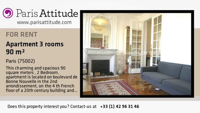 2 Bedroom Apartment for rent - Montorgueil, Paris - Ref. 6744