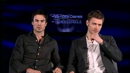 2013.10.02 Joseph Morgan & Ian Somerhalder @ FOX59