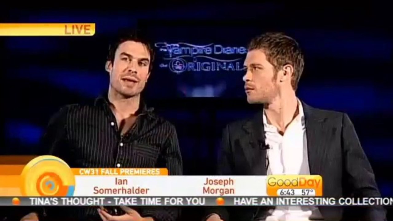 2013.10.02 Joseph Morgan & Ian Somerhalder @ Good Day Sacramento