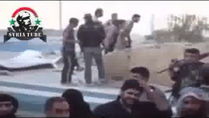 Suriye ordusu Malula bölgesindeki teröristleri tank ateşi ile imha etti.. islamidavet.com