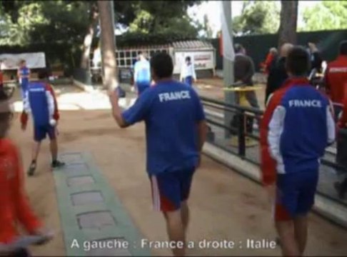 Finale tir en relais U23, Challenge Denis Ravera, Sport-Boules, Monaco 2013