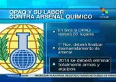 OPAQ trabaja en Siria para destruir su arsenal químico