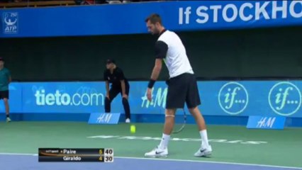 Paire untroubled in Stockholm opener