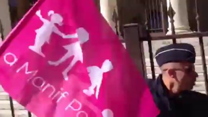 Accueil de Christiane Taubira à Aix en Provence [12.10.2013]