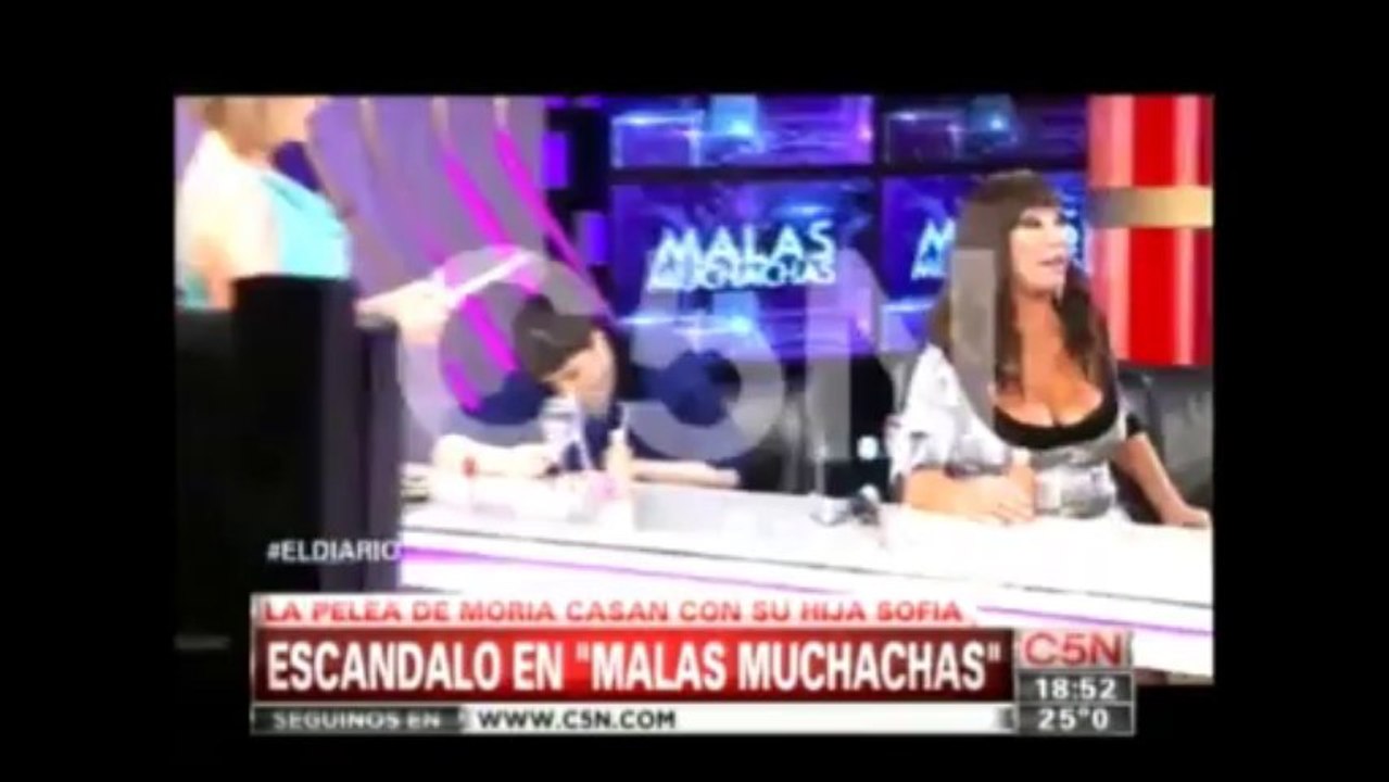 EXCLUSIVO: Discusion de Moria Casan Y Sofia Gala en C5N