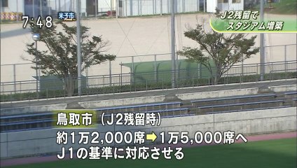 Ｊ２残留でスタジアム増築