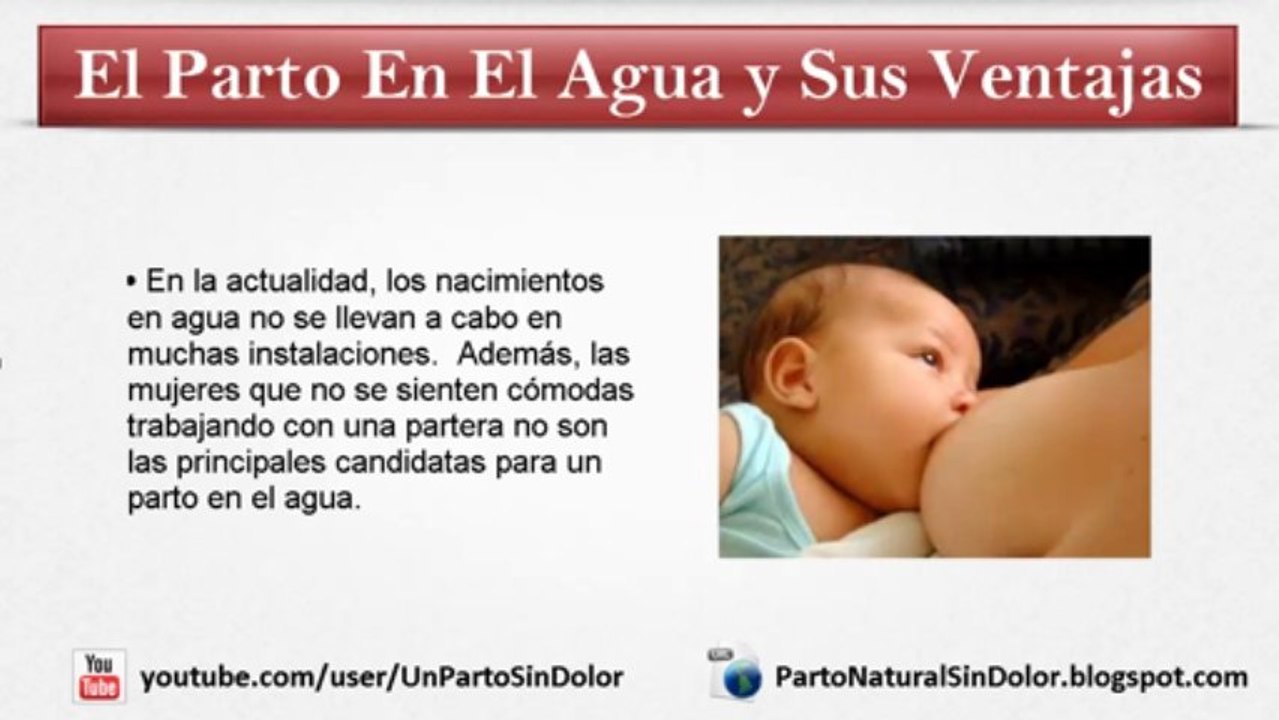 Parto En El Agua: Cuales Son Las Ventajas Del Parto En El Agua