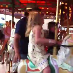 Enjoying family time at the carnival