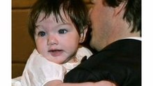 Suri Cruise says her first word