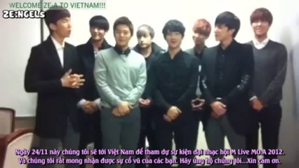 [Vietsub][ZEAVN] ZE:A nói xin chào Việt Nam