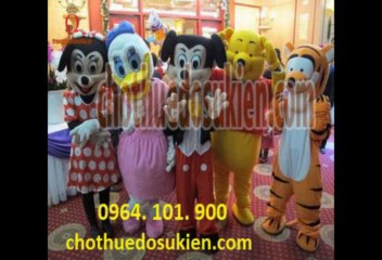 Cho thuê mascot, thú bông hoạt náo