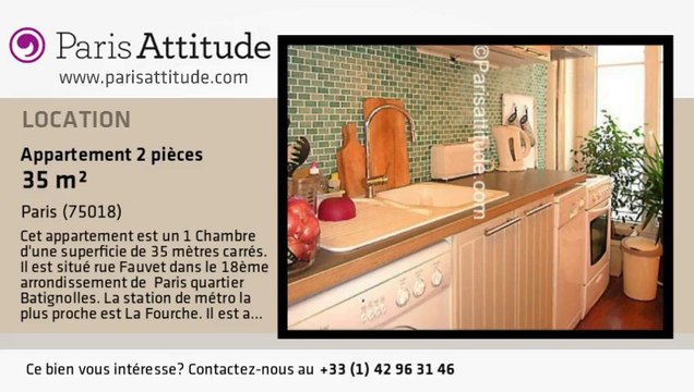 Appartement 1 Chambre à louer - Guy Moquet, Paris - Ref. 1837