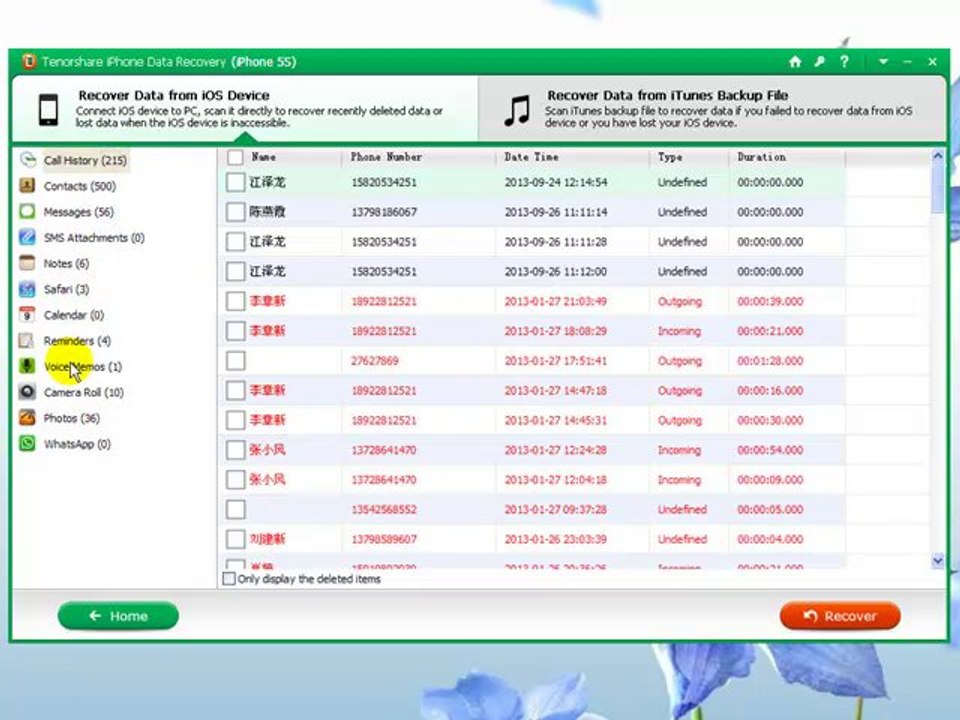 iPhone 5S note recovery-See how to recover deleted notes on iPhone 5S with Ease