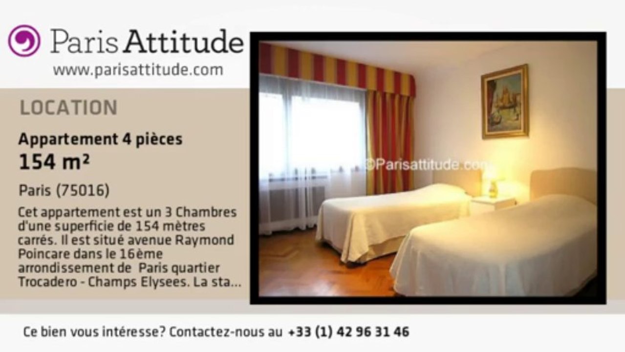 Appartement 3 Chambres à louer - Trocadéro, Paris - Ref. 486