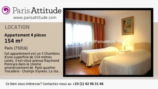 Appartement 3 Chambres à louer - Trocadéro, Paris - Ref. 486