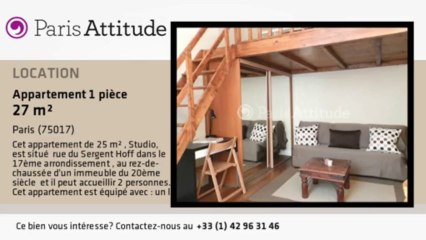 Appartement Studio à louer - Pereire, Paris - Ref. 8429