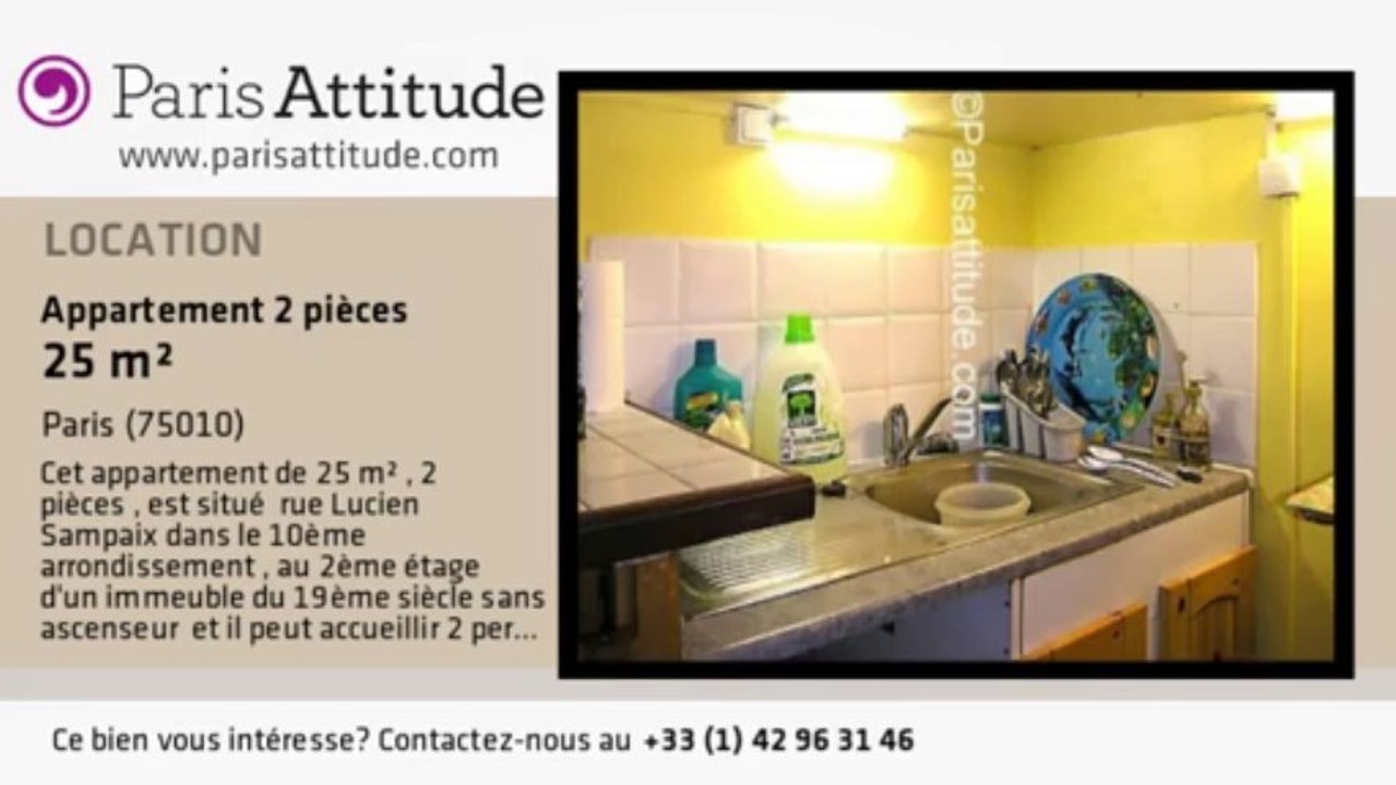 Appartement 1 Chambre à louer - Faubourg St Martin, Paris - Ref. 1904