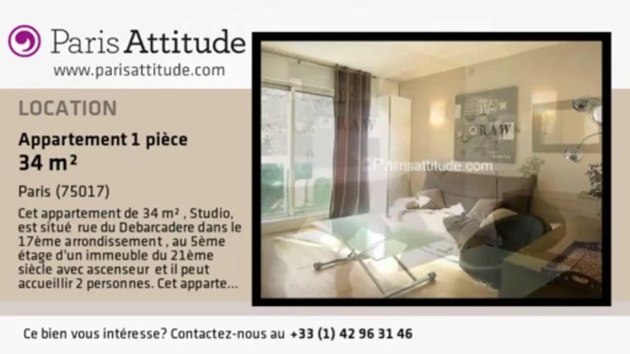 Appartement Studio à louer - Porte Maillot/Palais des Congrès, Paris - Ref. 5795