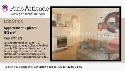 Appartement 1 Chambre à louer - Batignolles, Paris - Ref. 7807