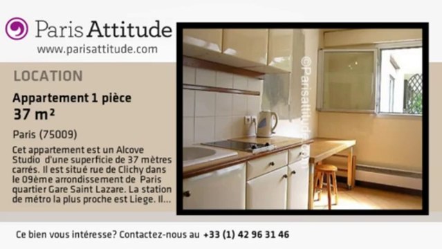 Appartement Alcove Studio à louer - Place de Clichy, Paris - Ref. 4836