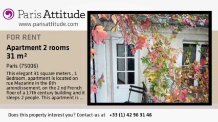 1 Bedroom Apartment for rent - St Germain, Paris - Ref. 5908