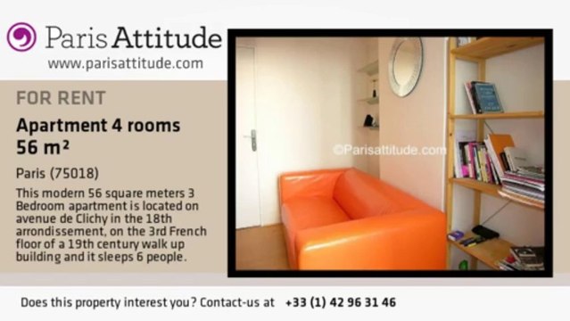 3 Bedroom Apartment for rent - Montmartre, Paris - Ref. 5053