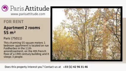 1 Bedroom Apartment for rent - Charonne, Paris - Ref. 1822