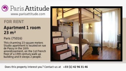 Studio Apartment for rent - La Muette, Paris - Ref. 2963