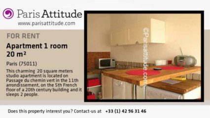 Studio Apartment for rent - Bastille, Paris - Ref. 1842