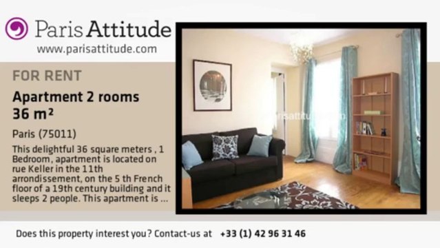 1 Bedroom Apartment for rent - Voltaire, Paris - Ref. 3113