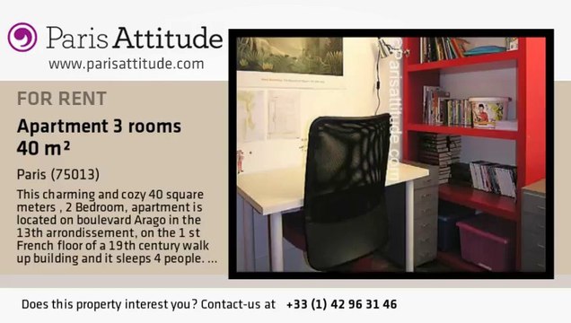 2 Bedroom Apartment for rent - Les Gobelins, Paris - Ref. 6091