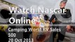 Watch Nascar Camping World RV Sales 500 Live MOTOSPORTS