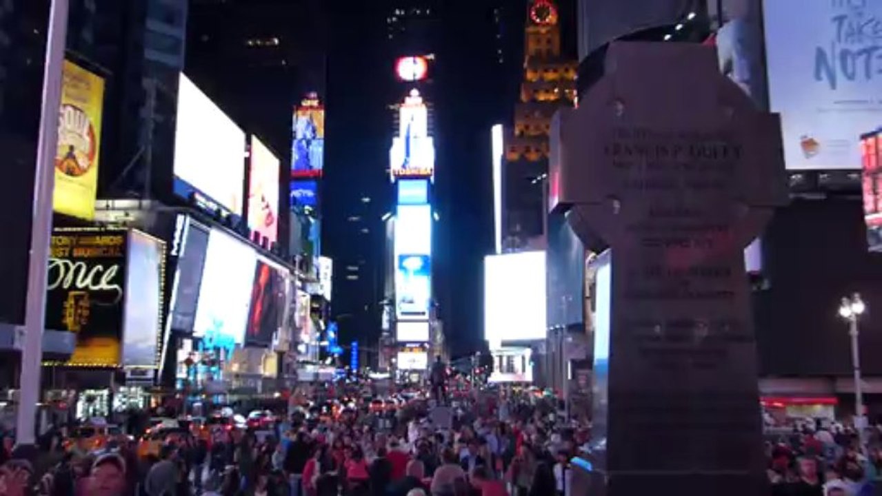 NYC Times square by night