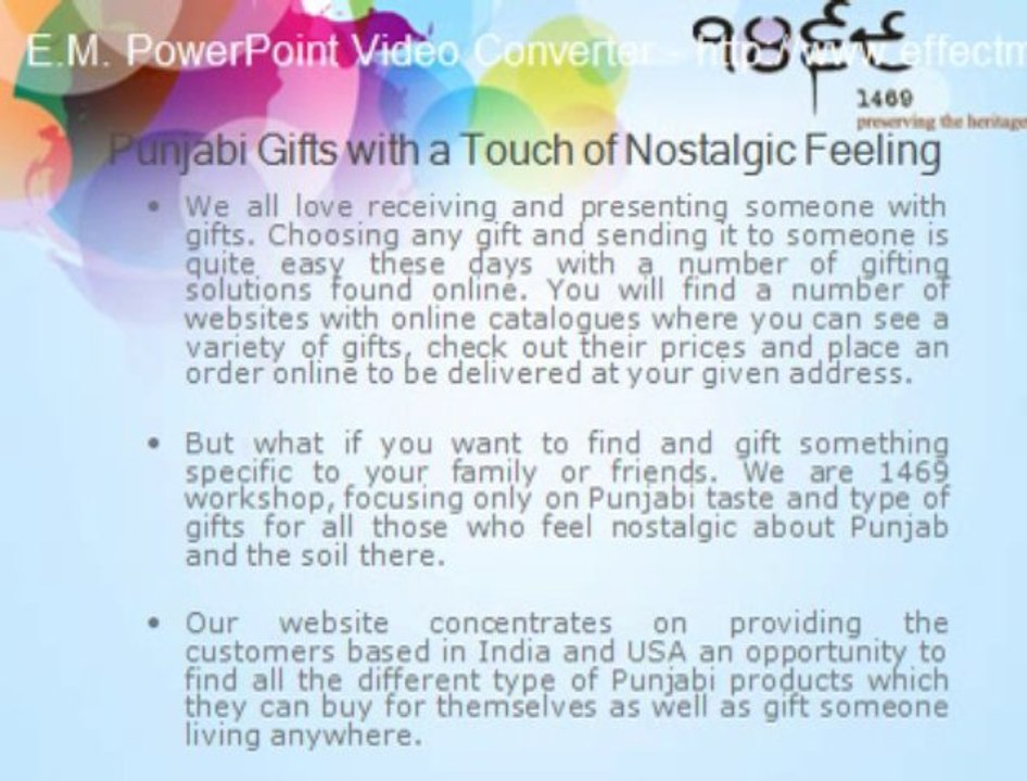 Punjabi Gifts @ 1469workshop