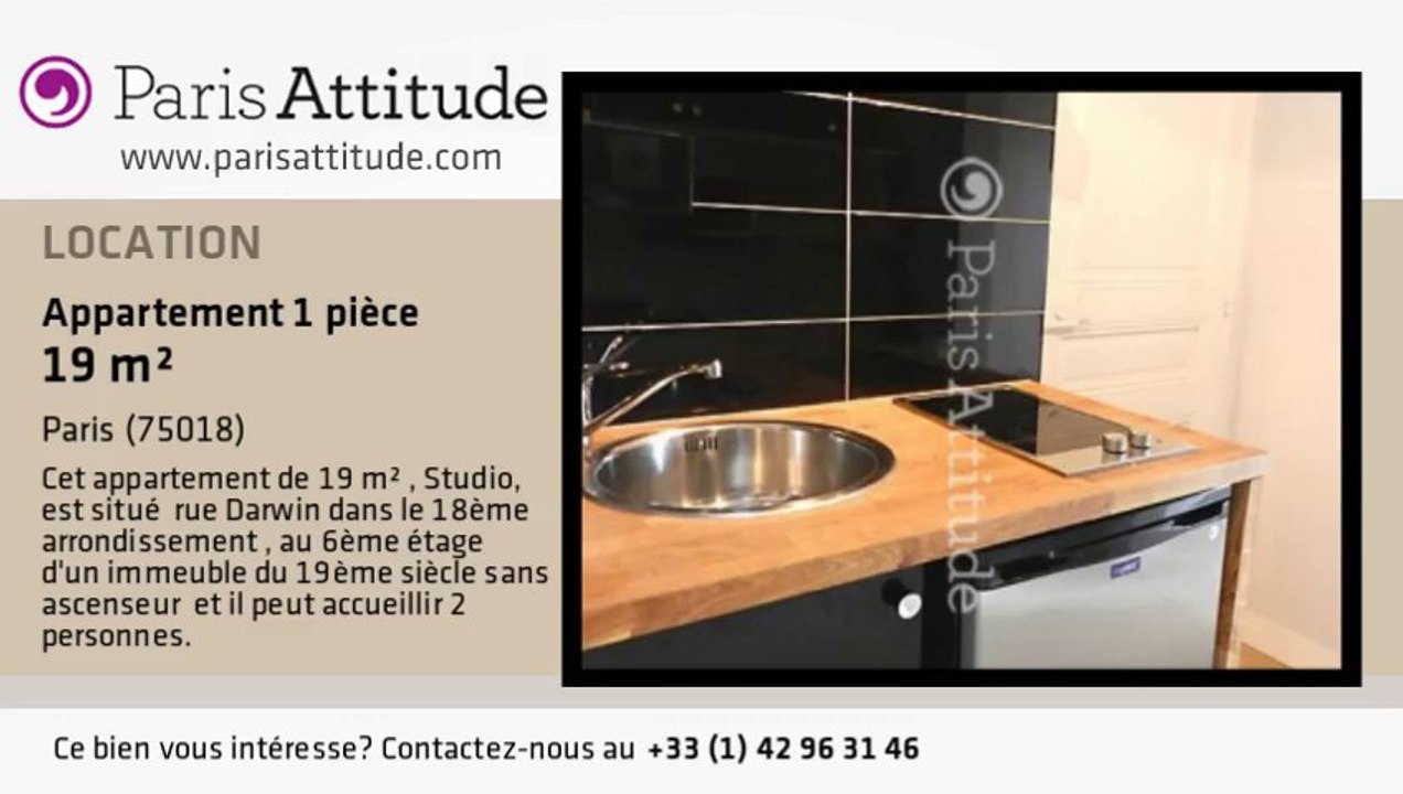 Appartement Studio à louer - Montmartre, Paris - Ref. 8361